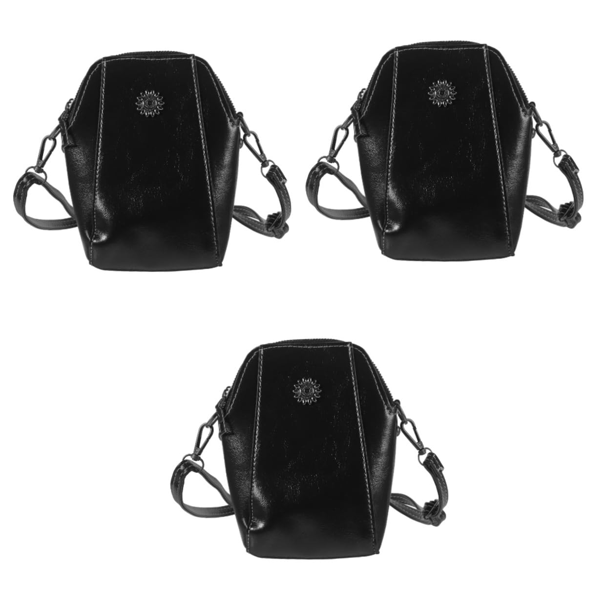 LIFKOME Mini Borsa Porta Cellulare Borsa Del Portafoglio Del Telefono Per Telefono a Tracolla Piccola Per Cellulare Piccola a Tracolla Pu Rosso