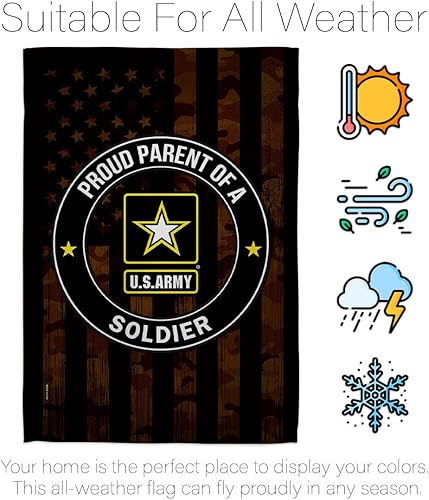 Miniatura 6 de Orgulloso bandera de la casa del ejército  Paquete de guardabosques de las fuerzas armadas de los Estados Unidos Americanos Militares Veteranos