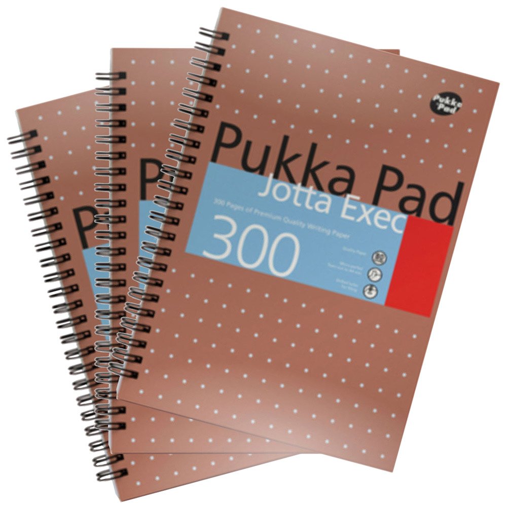 Pukka Pads 7019-MET - Pukka Metallic Jotta Executive A4 Copper Pack 3