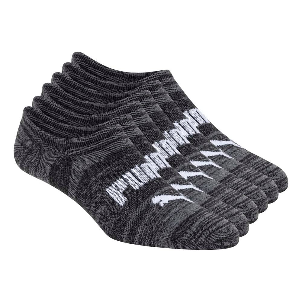 PUMA Paquete de 6 calcetines sin forro de rizo para mujer