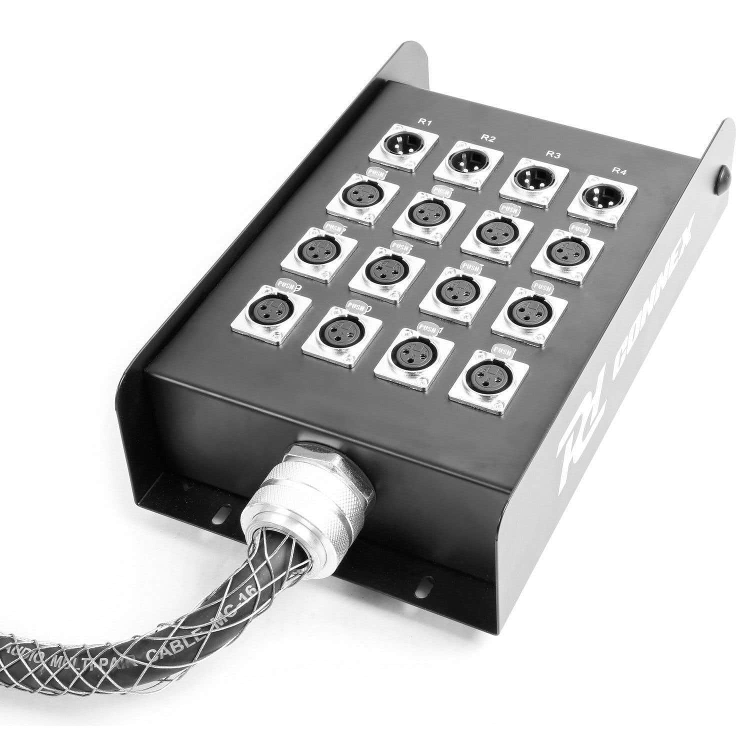 PD Connex Snake Stage Box Multi Cable 12 Input 4 Output XLR