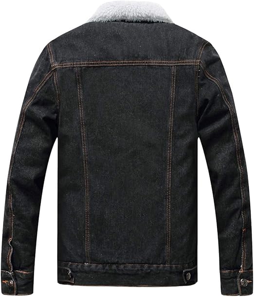 black denim wool jacket