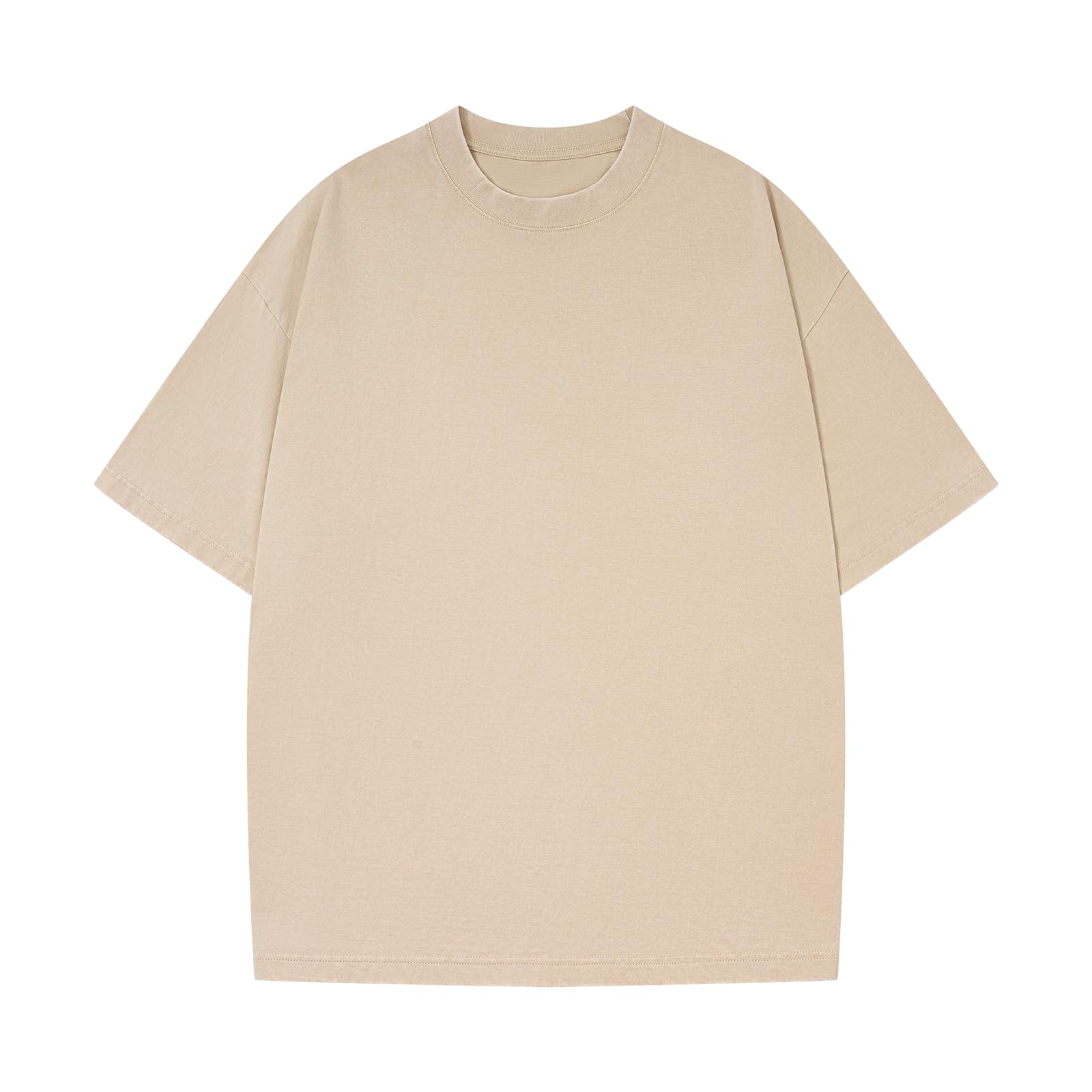 MIDMX Oversize Cotton T Shirts for Women Unisex Mens Acid Washed T Shirt 100% Cotton