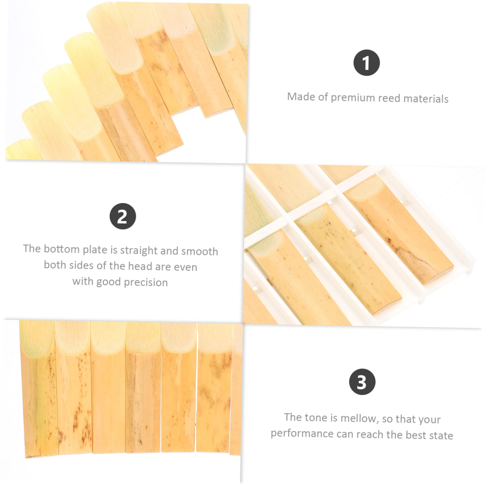 BESTonZON Clarinet Clier Kit 10pcs Thin Clarinet Handmade for Clarinet Professional Clarinet Player's Essential Easy Installati