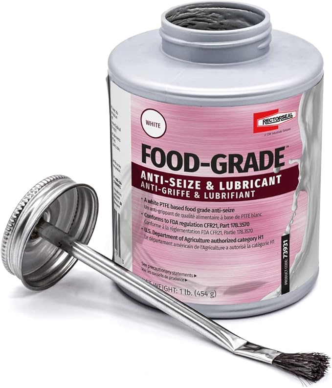 Rectorseal 73931 1Pound Food Grade AntiSeize And Lubricant