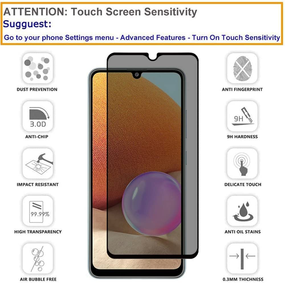 LvBu Pellicola Privacy In Vetro Temperato Per Xiaomi Redmi Note 7 – Anti Spia 9H, Antigraffio, Copertura Totale - 4