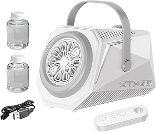 ステージバブルマシン、大容量ステージバブルマシン, 電動ステージバブルメーカー自動高効率バブルブロワーマシン, パーティー、夏、結婚式、屋外遊び用リモコン付き大容量バブルメーカー