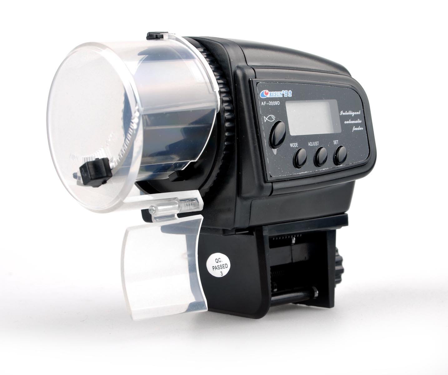 Binnan Dispensador de Comida Alimentador Automático de Peces con Pantalla LCD para Acuario