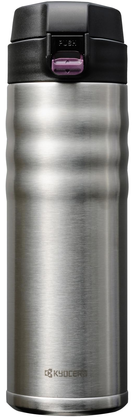 Kyocera 17oz. Ceramic Coated Interior, Double Wall Vacuum Insulated, Stainless Steel Travel Mug