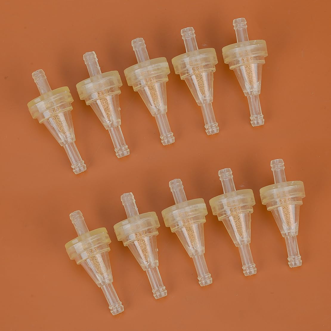 20 Pezzi Filtro per Benzina Carburante per Tubo Carburante da 1/4" 6,3 mm Moto Dirt Bike