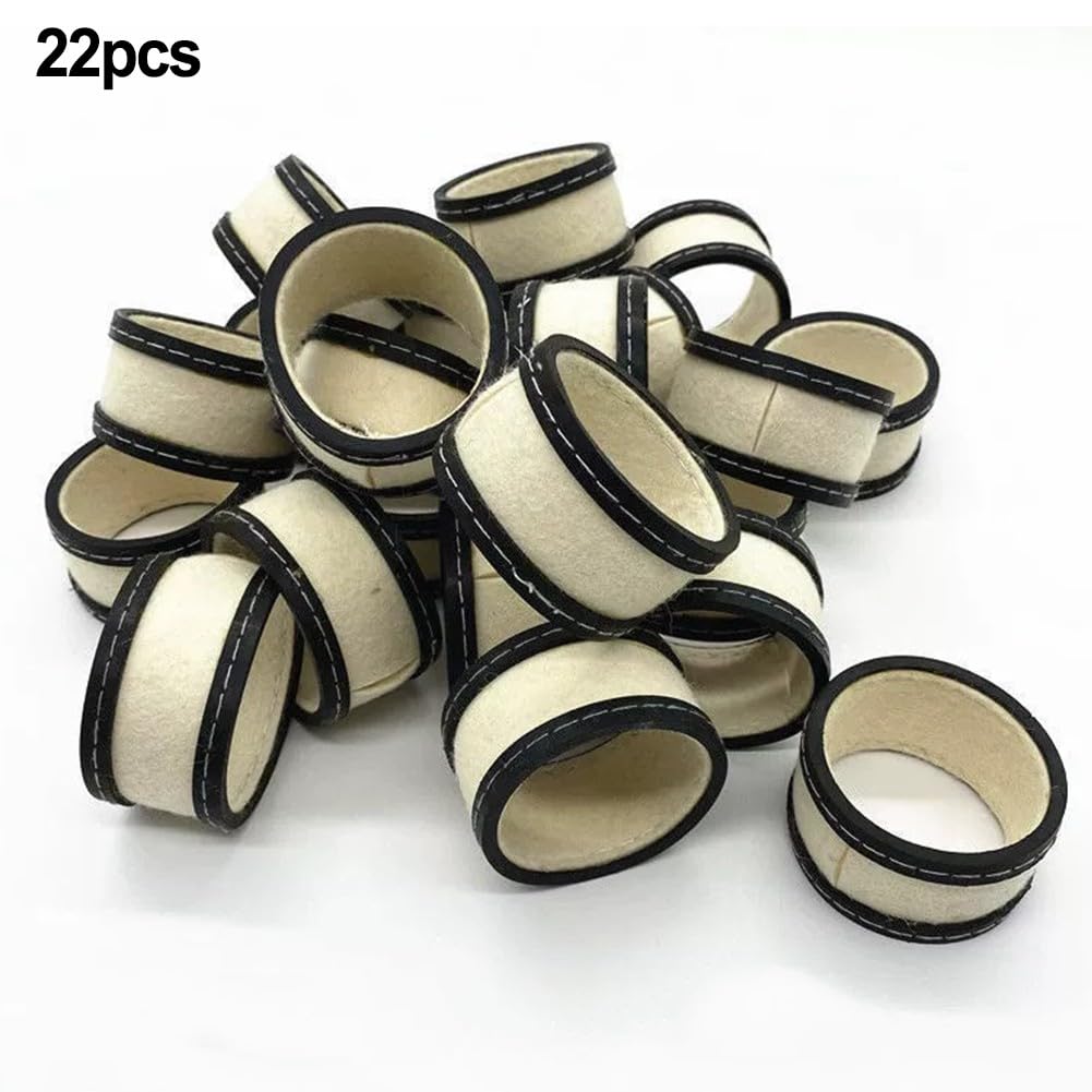 Lot de 16 pièces de rechange en laine pour machine de nettoyage de boules de billard ou 22 pièces de snooker en fibre de laine douce