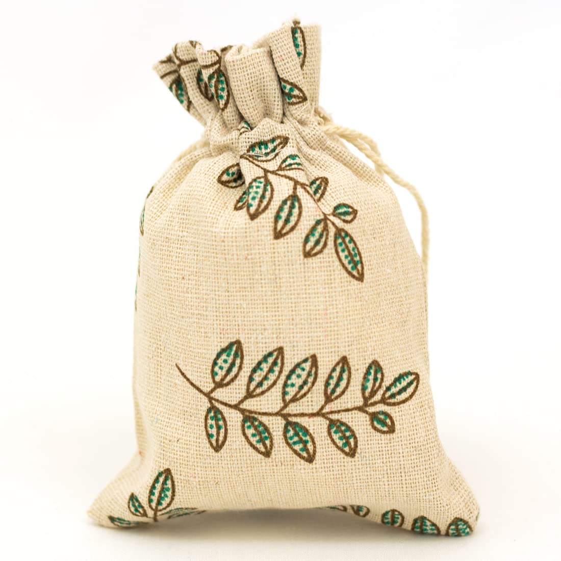 Papershop Fabric Gift Bags - 5 Bag Multipack - Gift Bag Size 9.5cm x 14cm - Many Attractive Designs Available