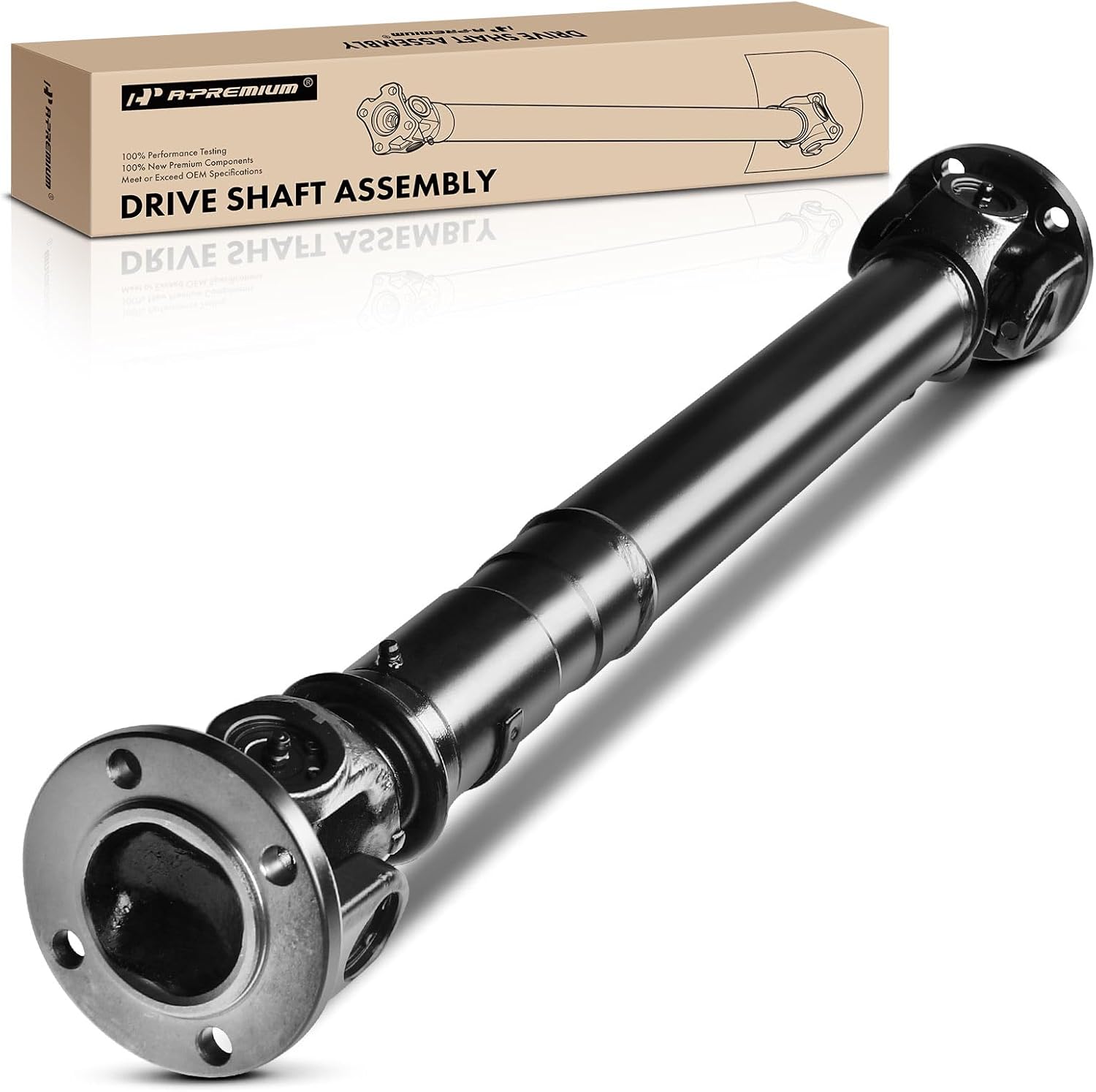 A-Premium Front Drive Shaft Driveshaft Assembly Compatible with Land Rover Discovery 1994-1999, Range Rover 1987-1988, Defender 90 Sport Utility, Replace# TVB100610, Complete Prop Shaft