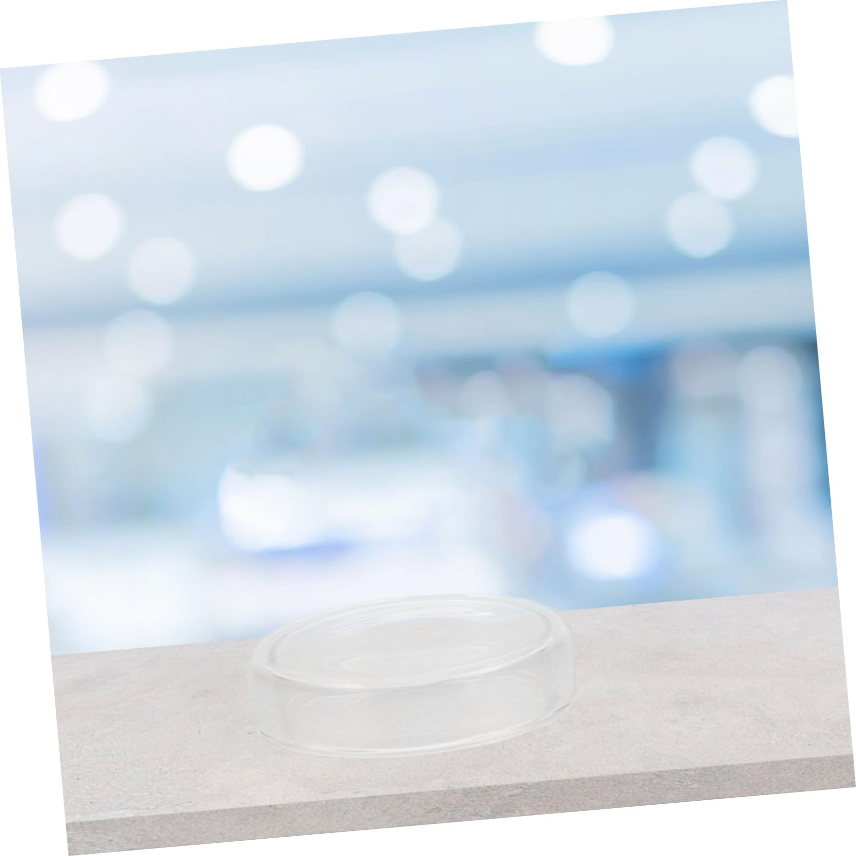 NOLITOY 6piezas Placa de Petri de Laboratorio Transparente con Tapa para Células y Tejidos Placas de Cultivo de Borosilicato