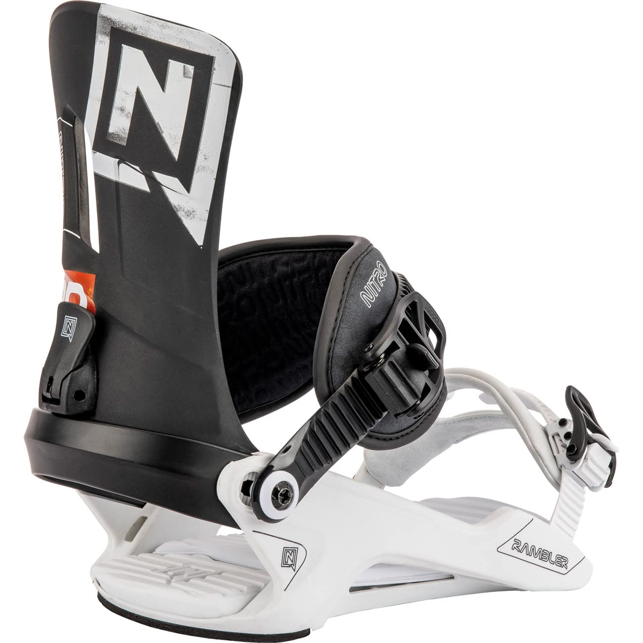 Nitro Rambler Snowboard Bindings 2023 - Men's Raw Large