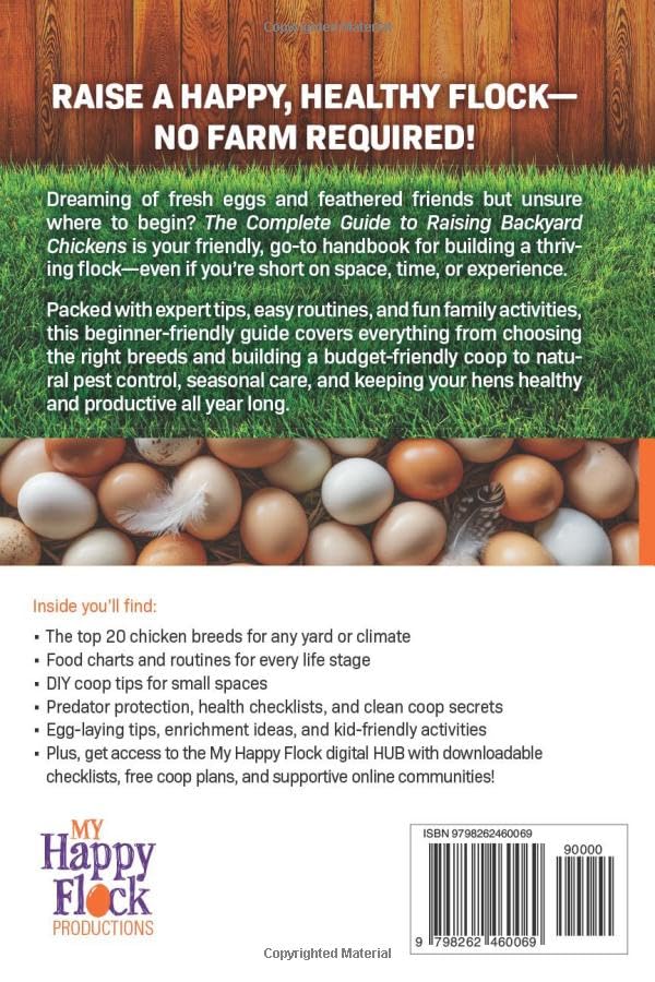 Complete Guide to Raising Backyard Chickens: Maintain a Happy Healthy Flock with Advice on Care, DIY Coops, Behavior, and Fresh Egg Production for Sustainable Living - Image 2