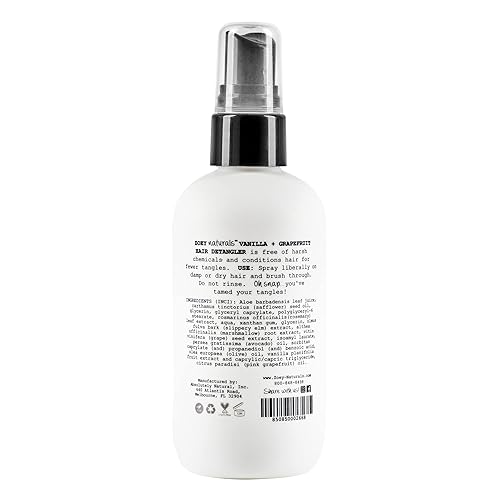 Miniatura 7 de Zoey Naturals - Spray desenredante de cabello de vainilla y pomelo para niños, hidrata el cuero cabelludo y combate los enredos y el cabello seco,