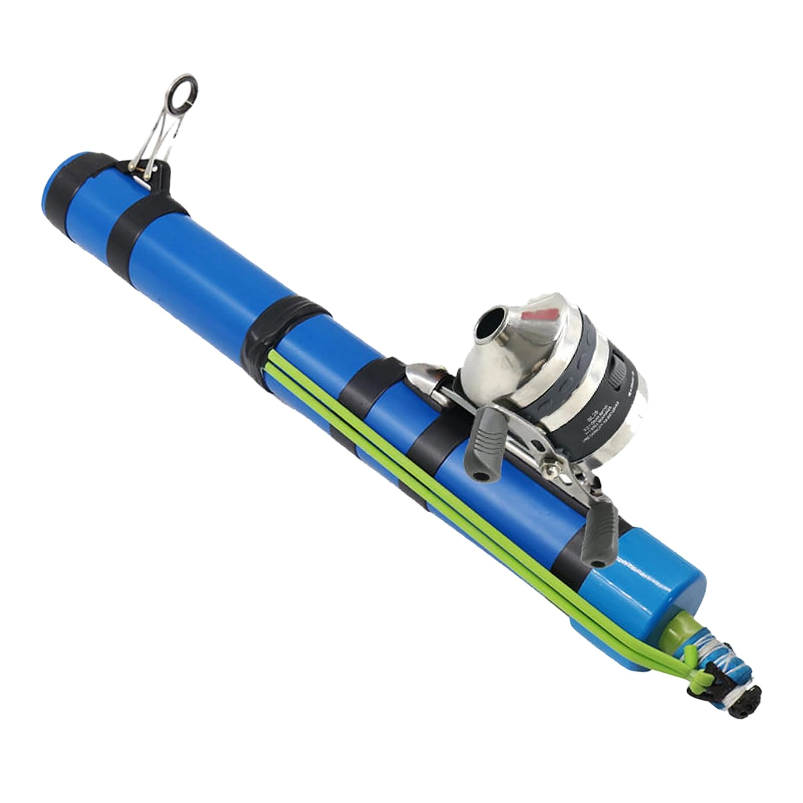 Canne à pêche portable – Équipement de pêche léger avec moulinet | Canne à pêche catapulte pour les voyages, pour bar, truite, eau salée, eau douce, jetée, rivière, ruisseau, étang, lac