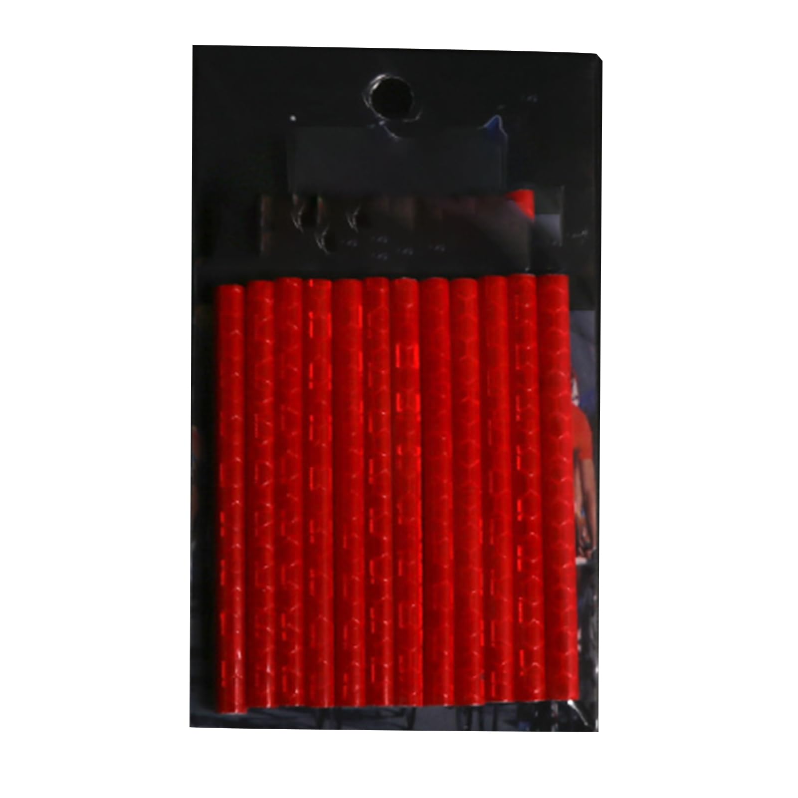 MACHSWON 2 pack of Bicycles Reflective Spokes Mountain Bike Colorful Warning Reflective Strip Bicycle Wind and Fire Wheel Steel Wire Reflective Strip Red