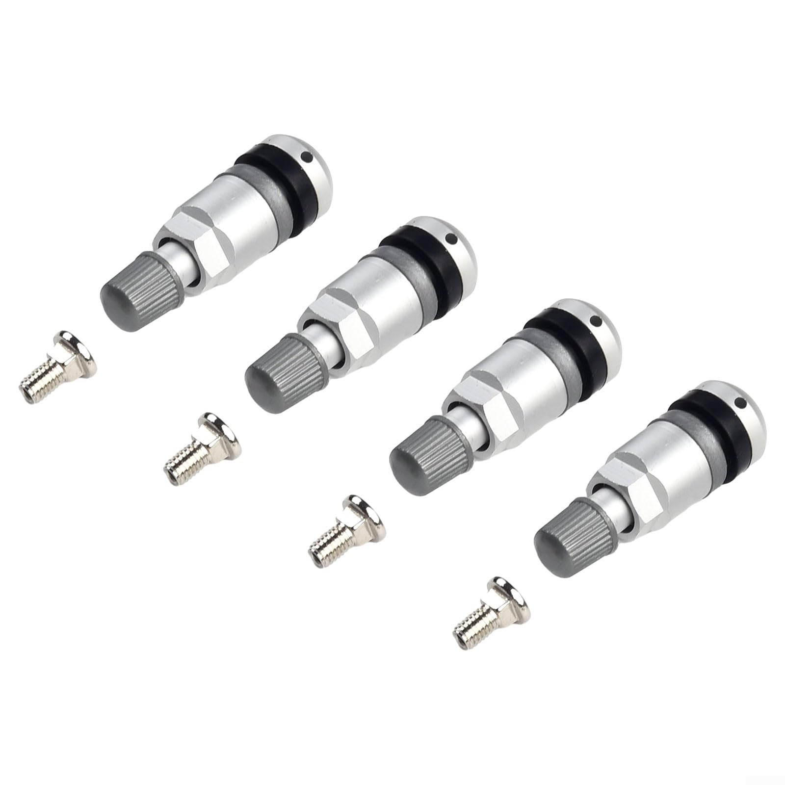 4 pz TPMS stelo valvola sensore di monitoraggio pressione pneumatici stelo valvola, TPMS sensore di pressione pneumatici kit di riparazione stelo valvola adatto per BMW serie 5