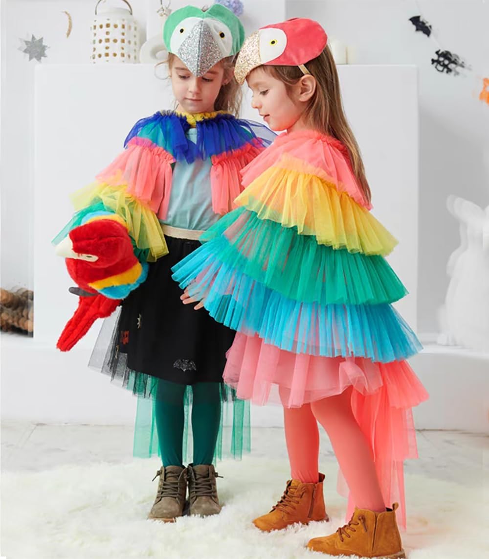 JUICYRAUL Parrot Costume for Kids, Perfect for Halloween, Animal Dress up Party, Suit for 3+ years old - Image 3