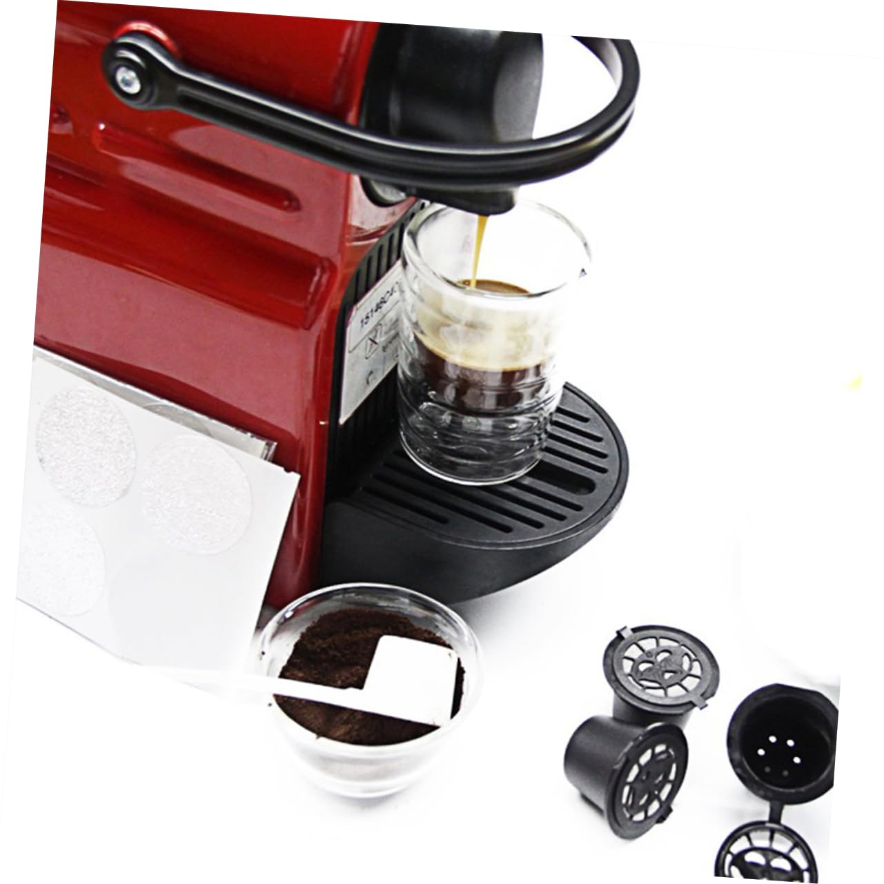 Beatifufu Reusable Refillable Coffee Filter for Machines Mesh Capacity Food-grade Material Coffee Brewing Tool for Use
