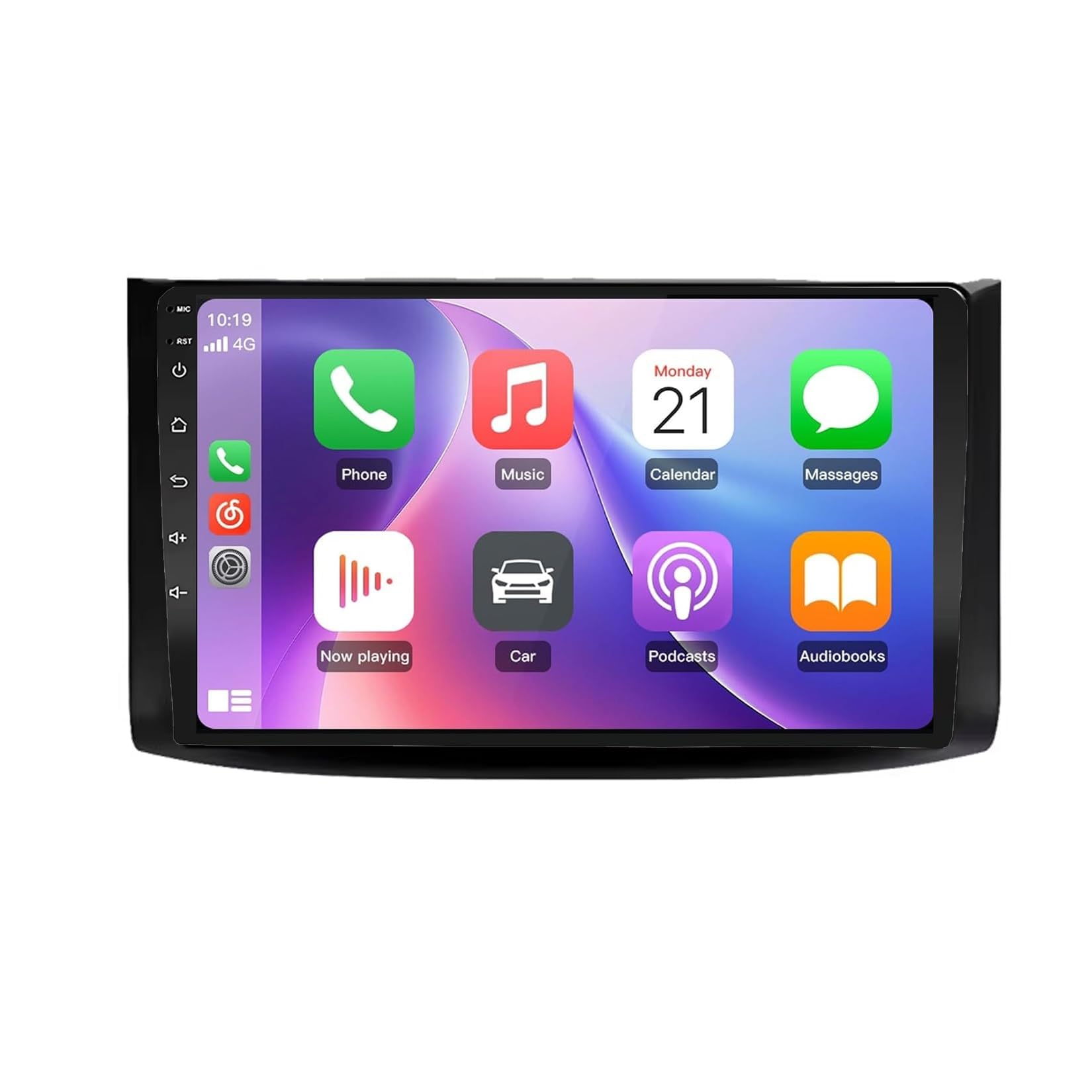 BCBSYCJP Car Radio with Wireless CarPlay Android Auto for Chevrolet Aveo T250 2006-2011 9 Inch Stereo Mirror Link Bluetooth with Android Auto Carplay Wireless WIFI FM GPS,8 Core 8G+128G