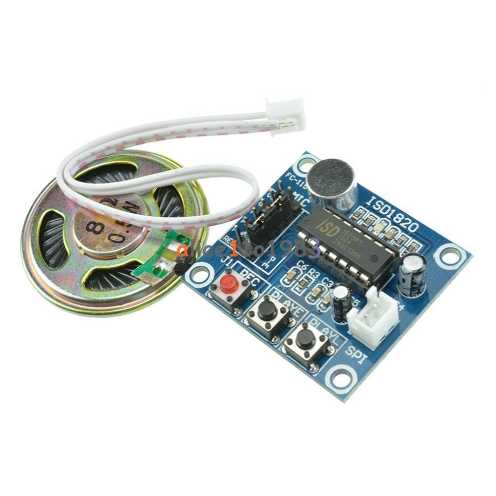 Optimuss ISD1820 Sound Voice Recording Playback Module with Mic Audio + Loudspeaker-image-49