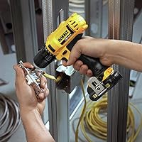 Vista 7 de DEWALT DCD710S2 kit de taladro/desarmador de impacto eléctrico de 3/8 pulgada (12 voltios)