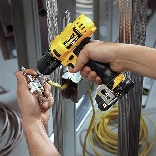 Miniatura 7 de DEWALT DCD710S2 kit de taladro/desarmador de impacto eléctrico de 3/8 pulgada (12 voltios)