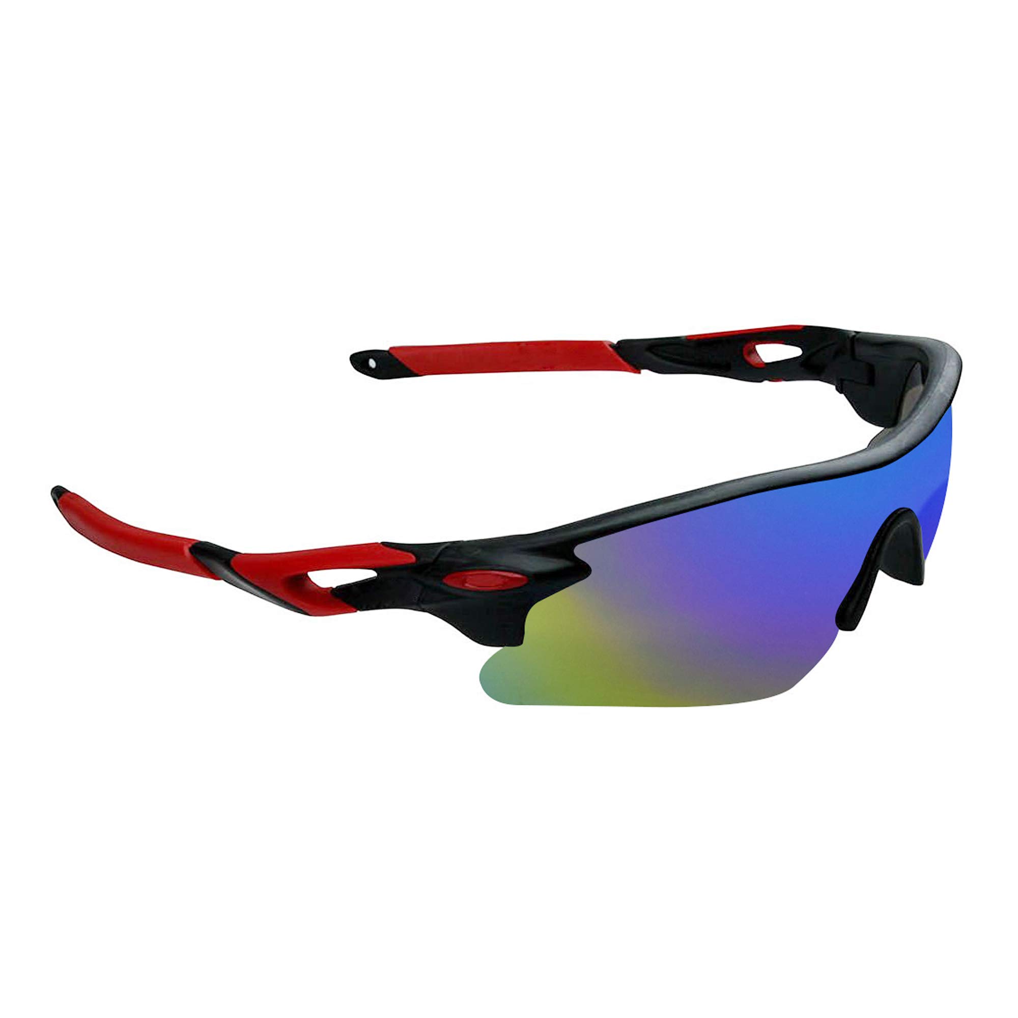 peter jones Red Sports Unisex Non-Polarized Sunglasses for Driving, Sports, Cycling (M007RD), Medium-picture-27