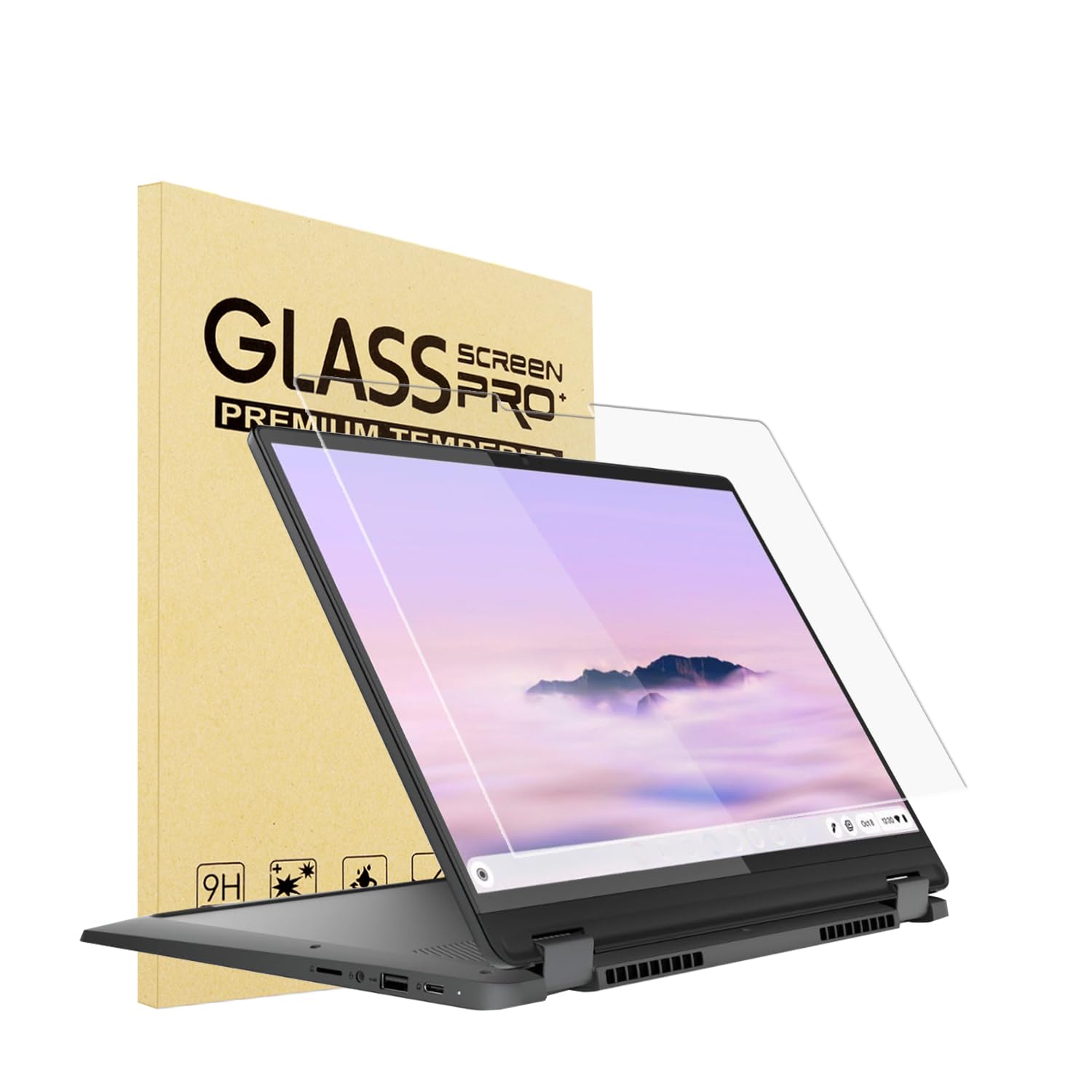 i-Tensodo 14 Inch Tempered Glass Screen Protector For Lenovo IdeaPad 5 / 5x 14 2-in-1, Lenovo Flex 5i Chromebook Plus 14 Inch Laptop,9H Hardness