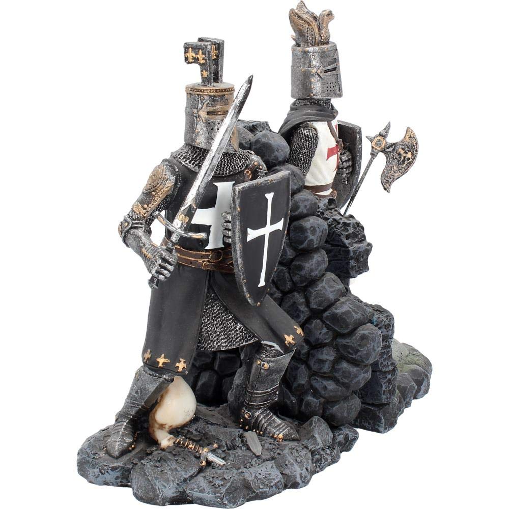 Nemesis Now The Duel - Fermalibri 24 cm, colore: Grigio