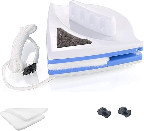 Herramienta magnética para limpiar ventanas, limpiador de vidrio, limpiador de ventanas de doble cara, cepillo de limpieza de ventanas para limpieza