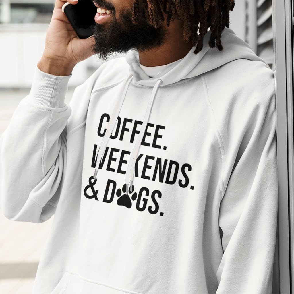 Coffee Weekends Lightweight Hoodie - Coffee Lover Clothing
