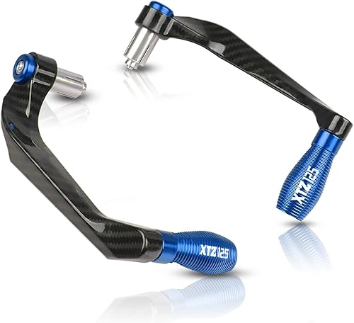 Miniatura 2 de LYMOH Motorcycle Non Slip Handlebar Grips 78 22mm Motorcycle Grips Guard for Yamaha XTZ 125 XTZ125 2014-2018 Throttle Rubber Handle Grips Color  Blue