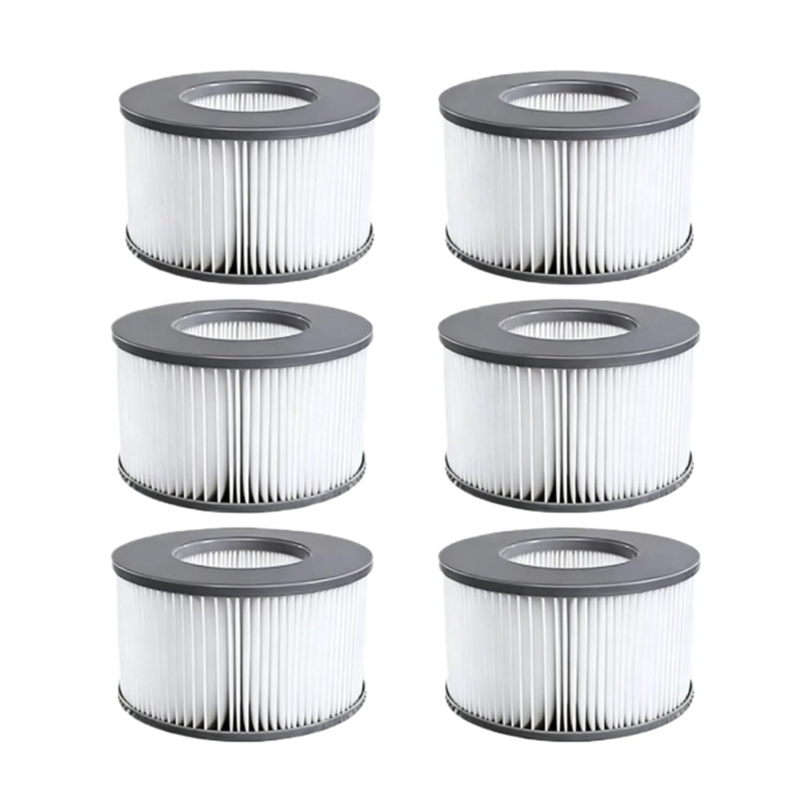 6 Cartuchos De Filtro De Repuesto, Compatibles con Mspa, Compatibles con Whirlpool, Filtros For Accesorios De Filtración De Piscinas Inflables 2020