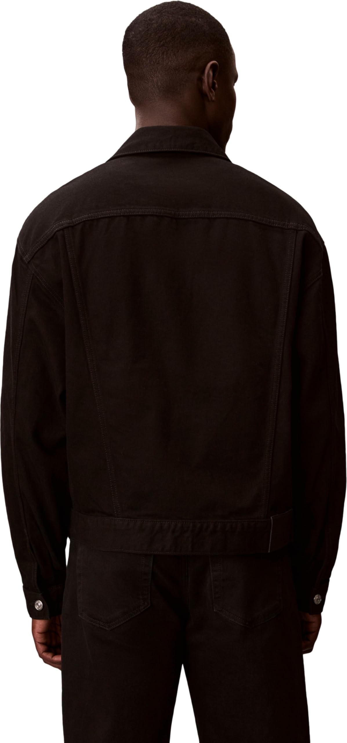 Calvin Klein 90s Ck Classic Black Trucker Lv04rf706g Giacche Uomo
