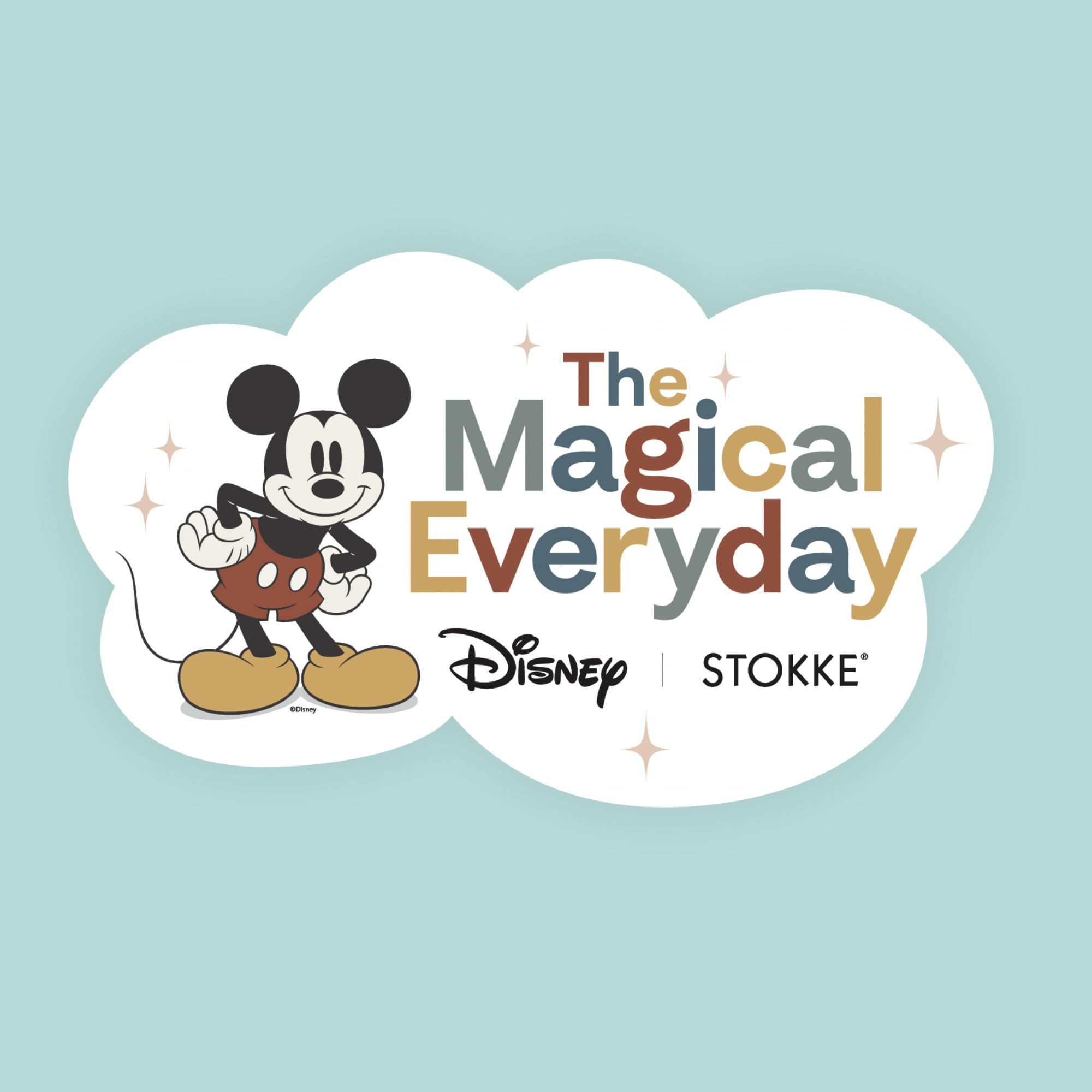 Poduszka Stokke Nomi, Mickey Signature - dodaje miękkości i wygody krzesełku Nomi i krzesełku do karmienia - dla dzieci w wieku 6+ miesięcy - można prać w pralce