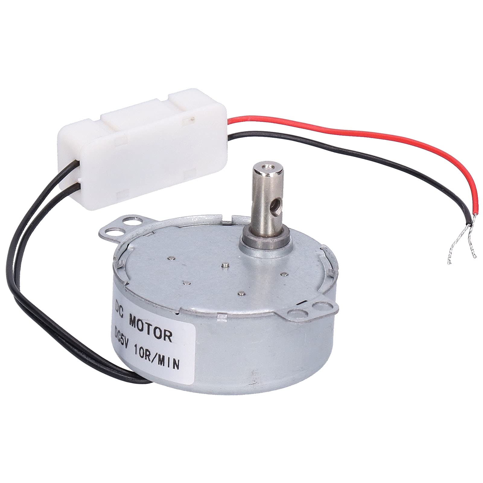 Cocoarm 50TYC DC Motor Brushless Mikro Getriebemotor Synchronmotor 5V 10RPM Niedriger Stromverbrauch Hohes Drehmoment mit CW/CCW Steuerung für Haushaltsgeräte Elektrische Ventilatoren