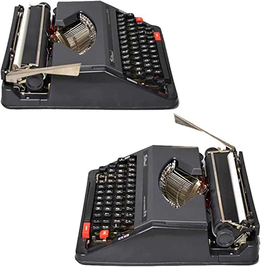 Amazon.co.jp: ノスタルジックな流れのビンテージタイプライター、遠隔