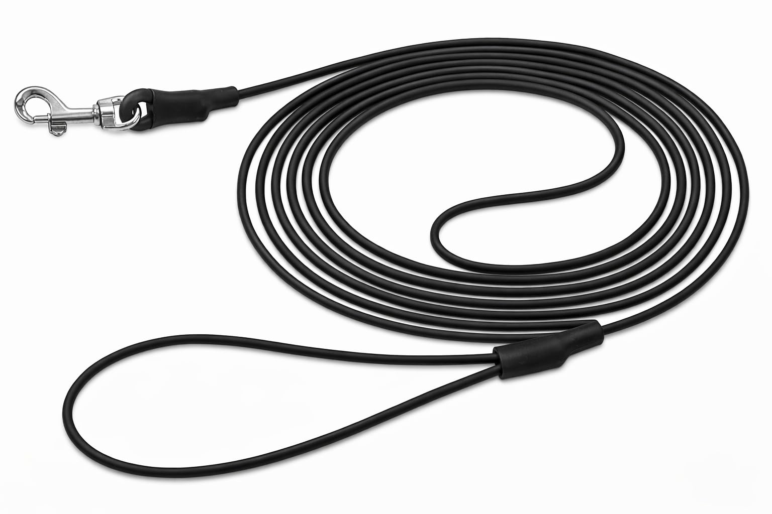 Flamingo Cat Training and tracking leash Caspar Black 5m 4mm