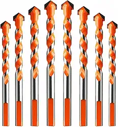 Conjunto de 8 Brocas Diamantadas Multifuncionais, 6mm 8mm 10mm 12mm