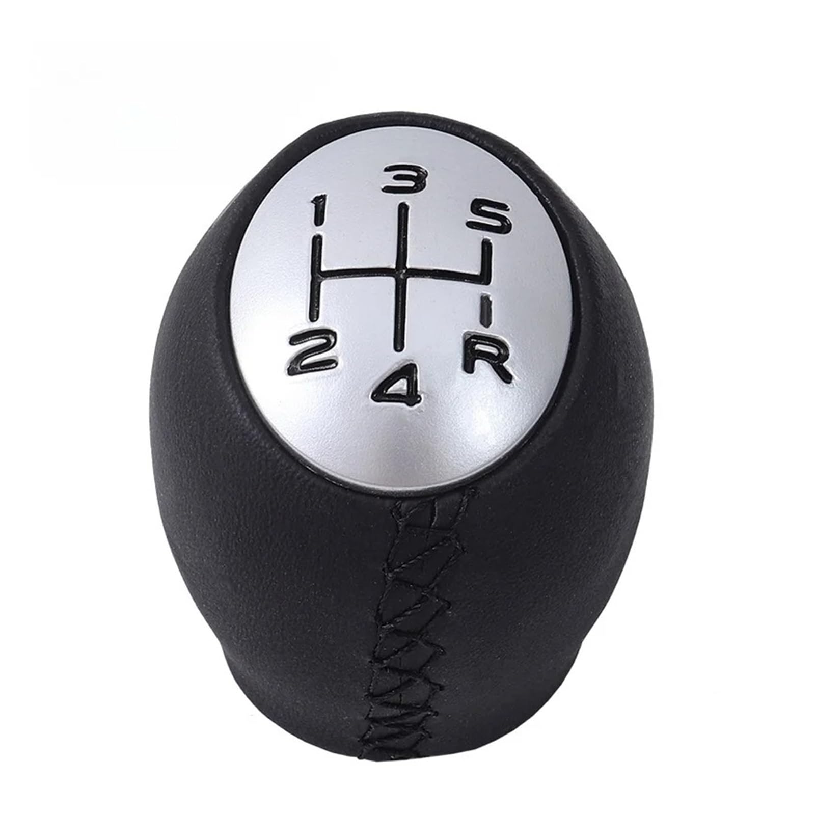 Sauanmnktp Black-5 Speed Gearshift Knob For Megaane 5 6 Speed Handball Shift Lever Head(Black-5 Speed)