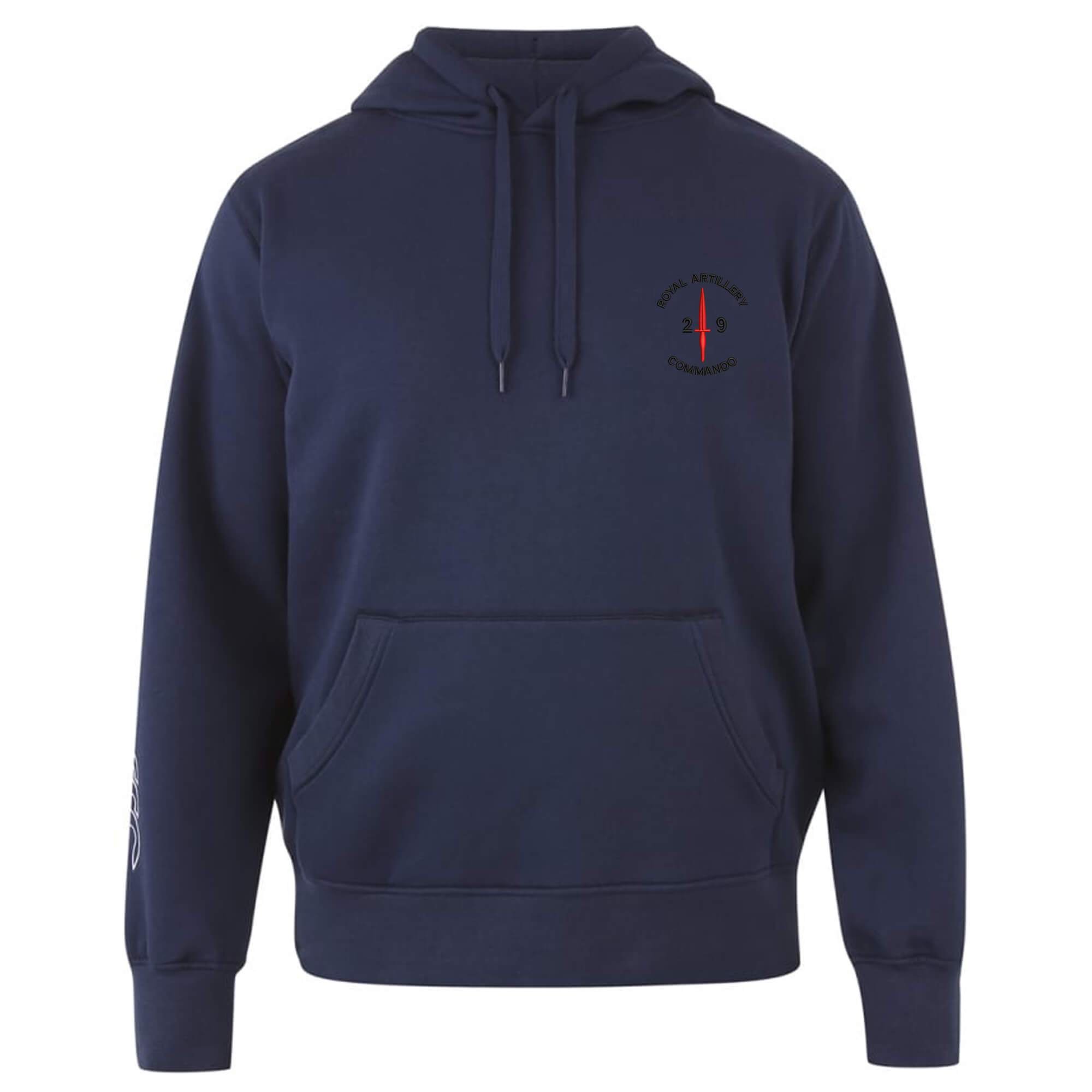 Pineapple Joe's 29 Commando Royal Artillery Dagger Canterbury Rugby Hoodie - 2X Large - Navy