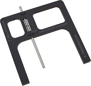 Speedway Motors Hydraulic Clutch Release Bearing Setup Tool Adjustable Measuring Tool for Hydraulic Throwout Bearing Clearance and Bellhousing Clutch Installation