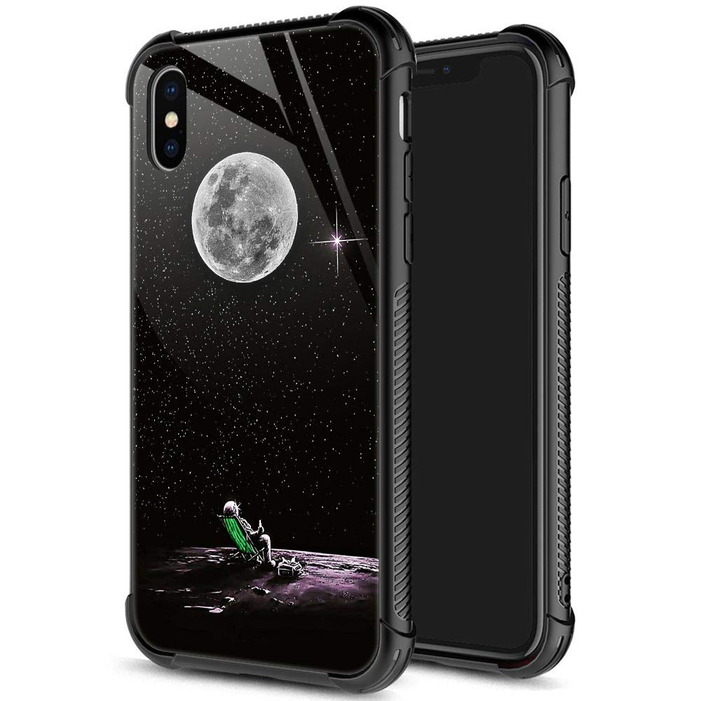 ZHEGAILIAN for iPhone Xs Max Case, Military-Grade Protection, All-Around Shockproof Corners, Anti-Scratch Phone Case for iPhone Xs Max - Space Holiday