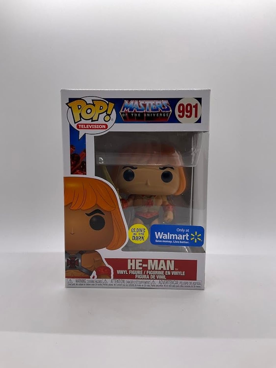 Funko 49062 Pop! Television: Masters of the Universe - He-Man (Glow in the Dark Special Edition) #991