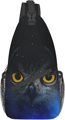 Miniatura 2 de Fylybois Mochila de viaje para mujer, mochila casual para correr, senderismo, ciclismo, regalos, Búho, Mochilas Sling