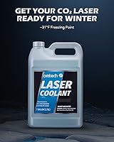 Vista 4 de OMTech CO2 Laser Coolant Non Conductive Liquid Cooler Heat Transfer Fluid for Laser Engraver Water Chiller, Prediluted Antifreeze Coolant for Laser